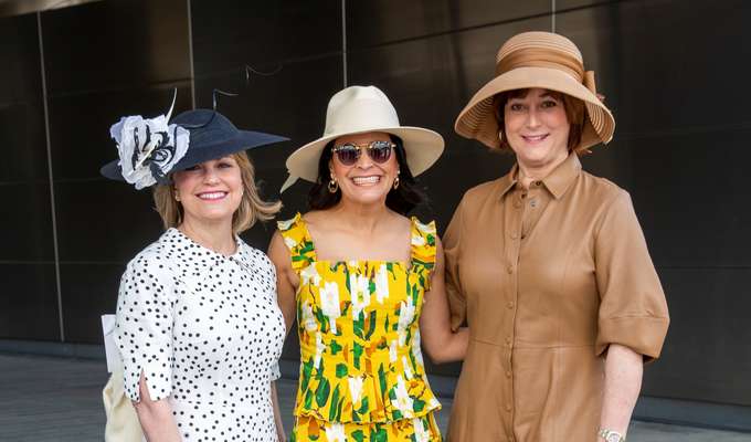 2023&nbsp;Hats in the Park&nbsp;co-chairs&nbsp;Kelley Lubanko, Kristy Bradshaw and Leigh Smith | Jenny Antill